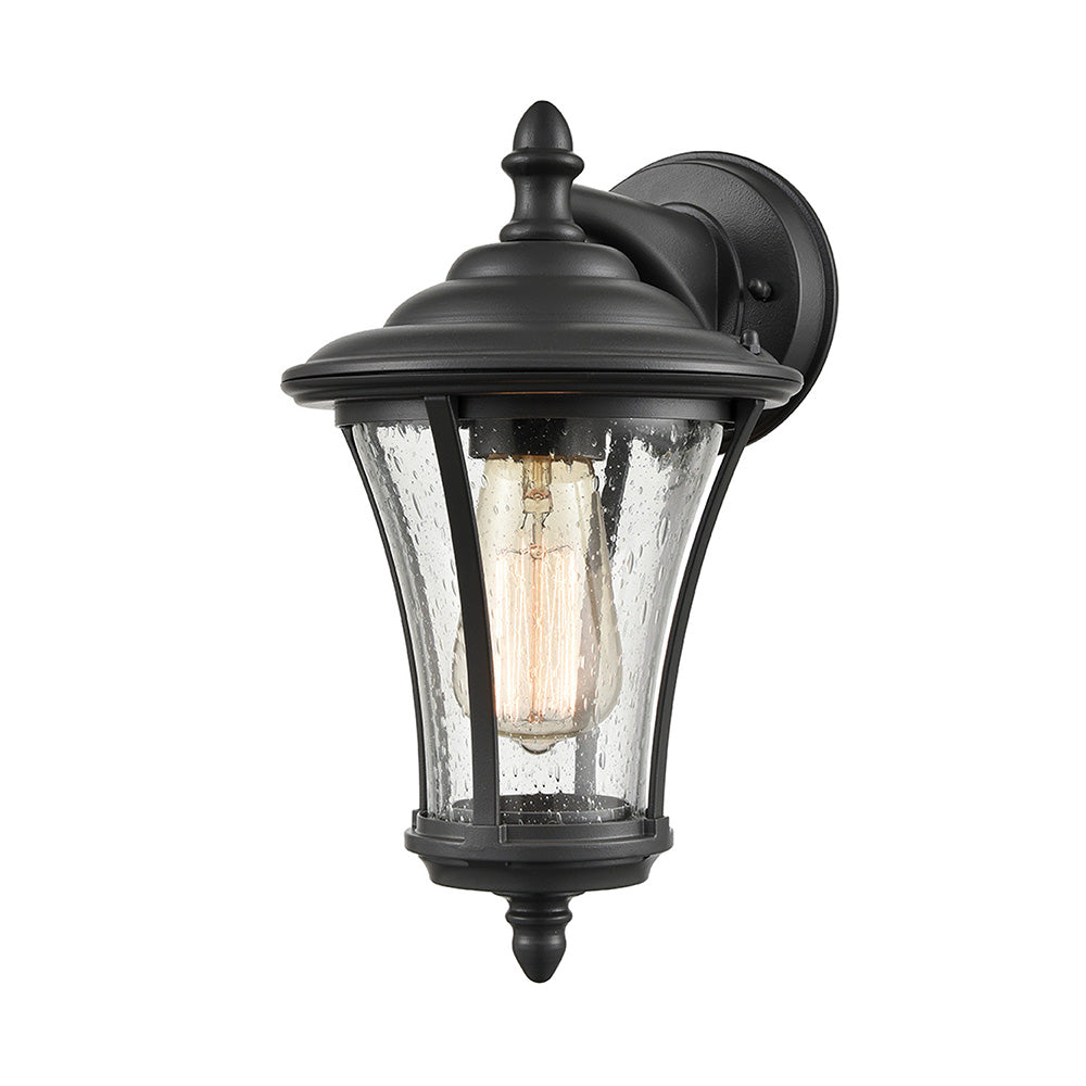 Brick Lane Charlwood Outdoor Wall Light Down Charcoal IP44 – from Amos Lighting + Home