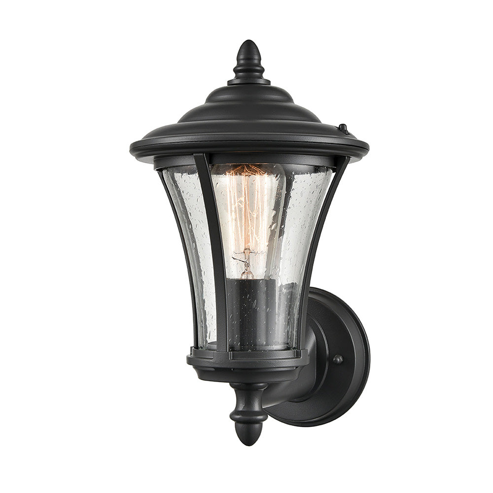 Brick Lane Charlwood Outdoor Wall Light Up Charcoal IP44 – from Amos Lighting + Home