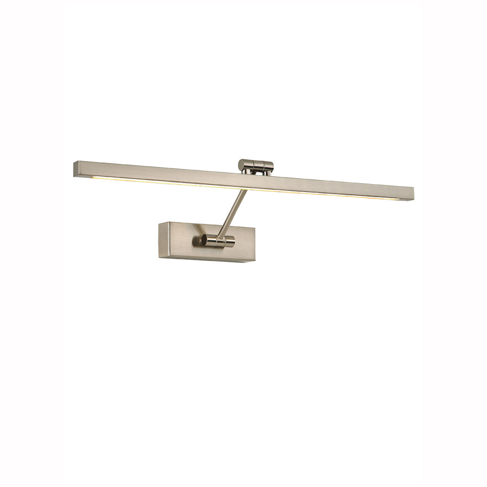 Brick Lane Polygon LED Picture Light Satin Nickel Large – from Amos Lighting + Home