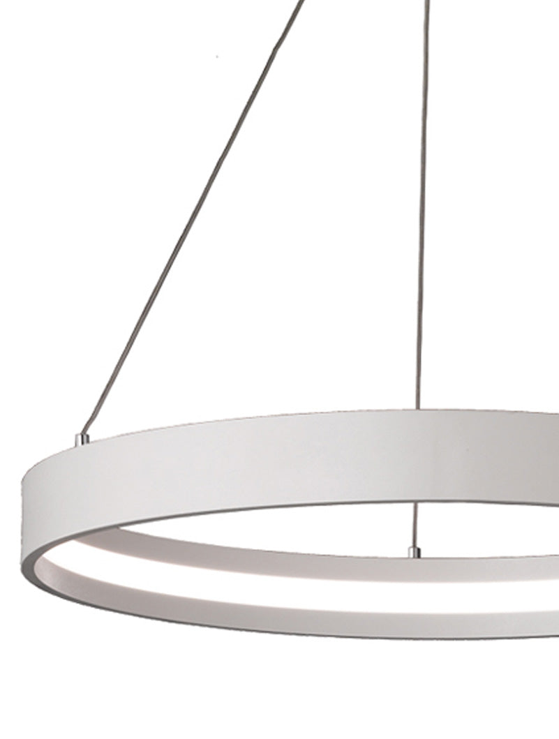 Brick Lane Solar LED Ceiling Chandelier Ivory Small – from Amos Lighting + Home