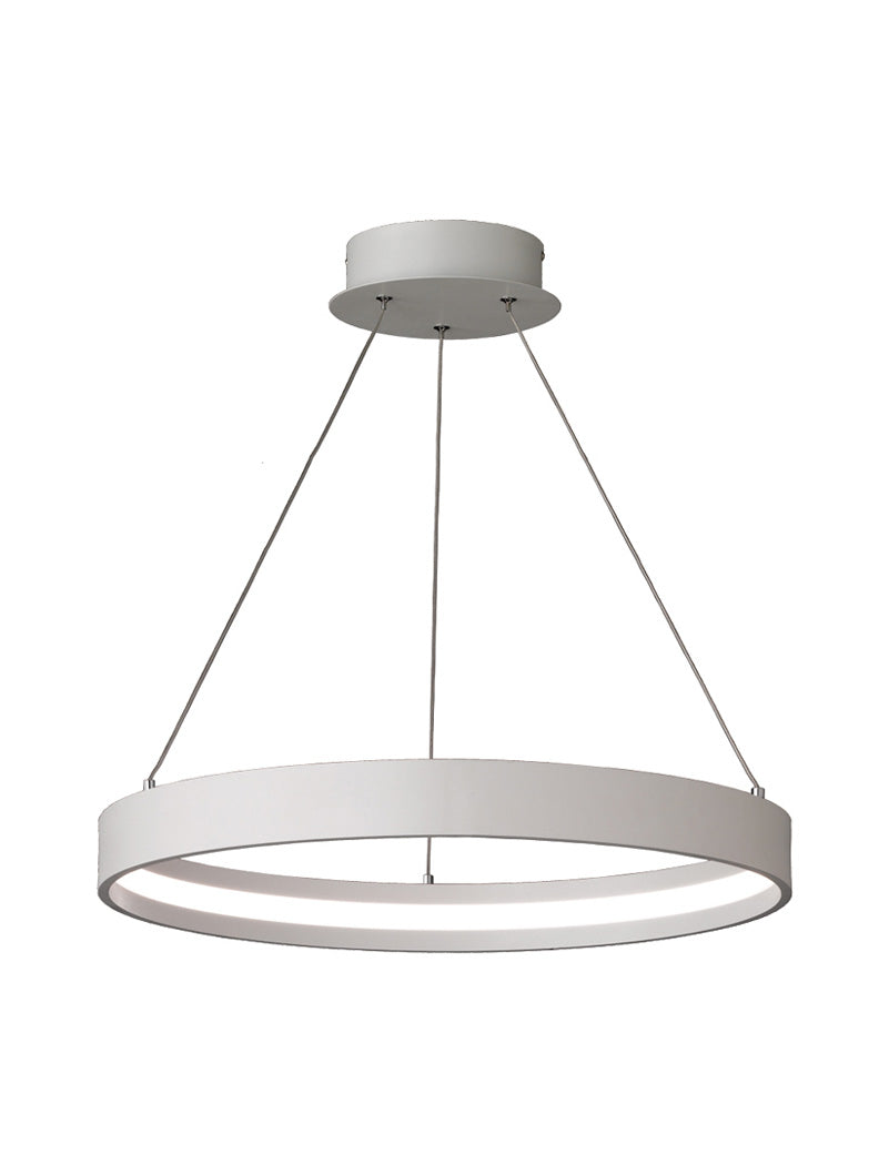 Brick Lane Solar LED Ceiling Chandelier Ivory Small – from Amos Lighting + Home