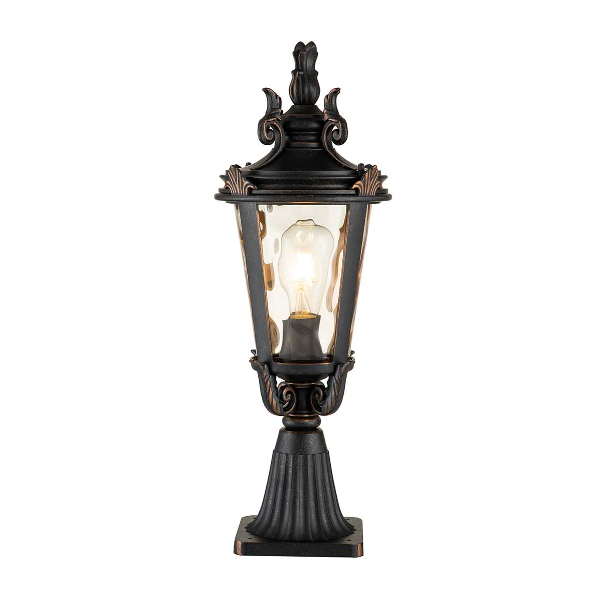 Elstead Baltimore 1 Light Medium Pedestal Lantern