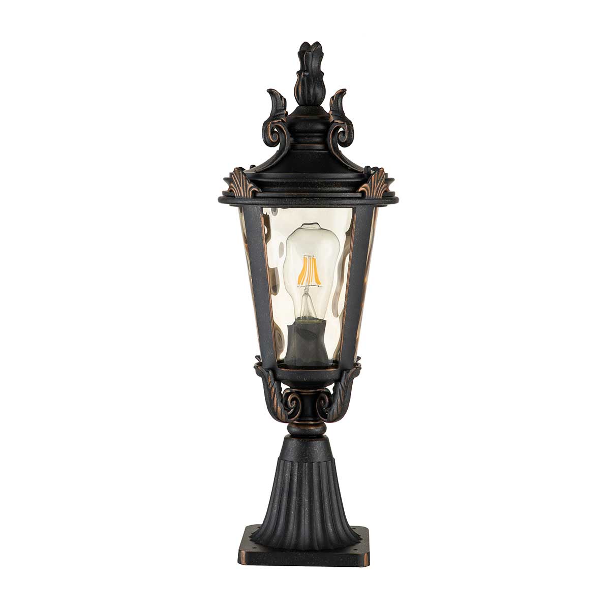 Elstead Baltimore 1 Light Medium Pedestal Lantern