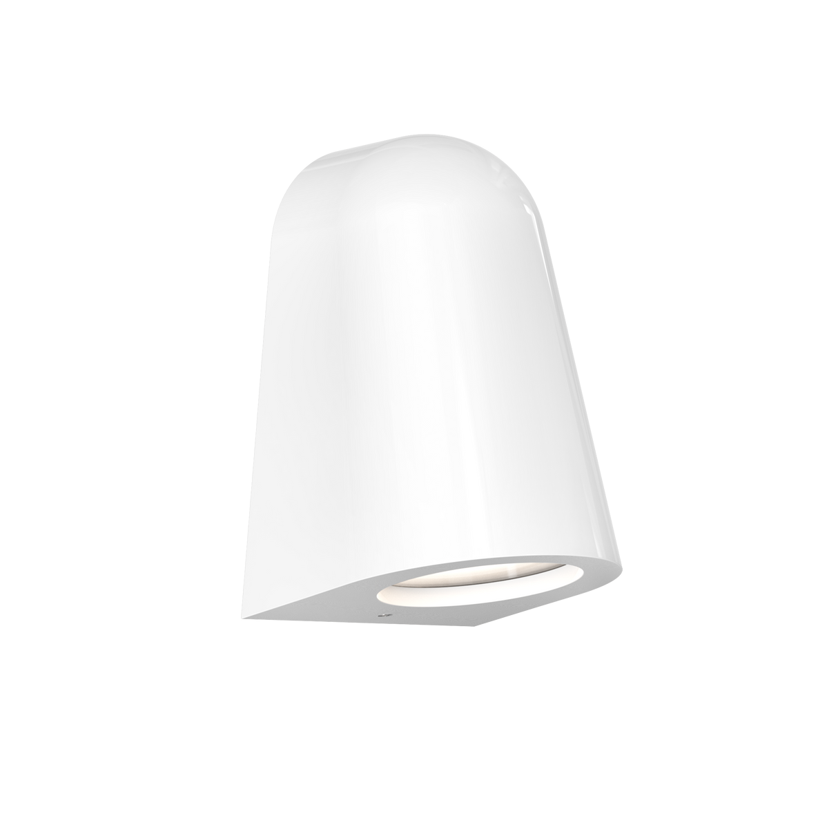 Astro Mast Light Gloss Glaze White Coastal Wall Light