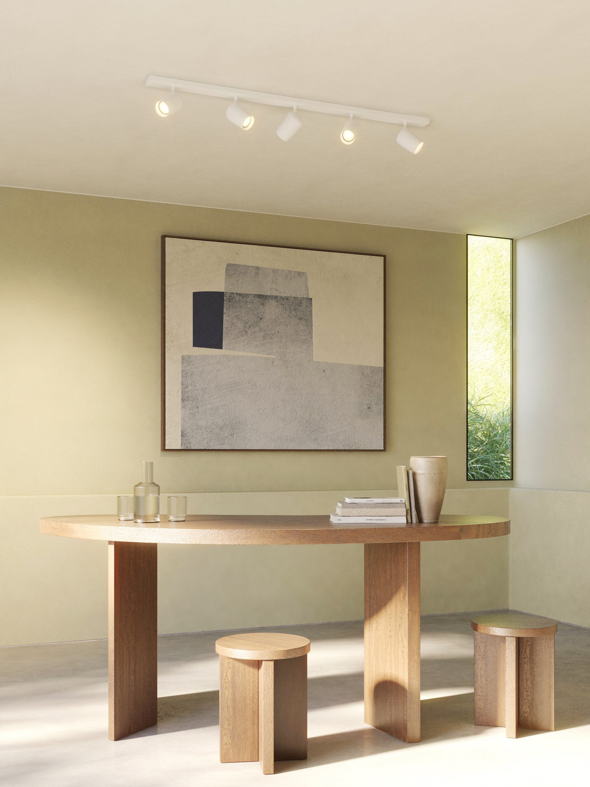 Astro Koto Five Bar Matt White Interior Spotlight