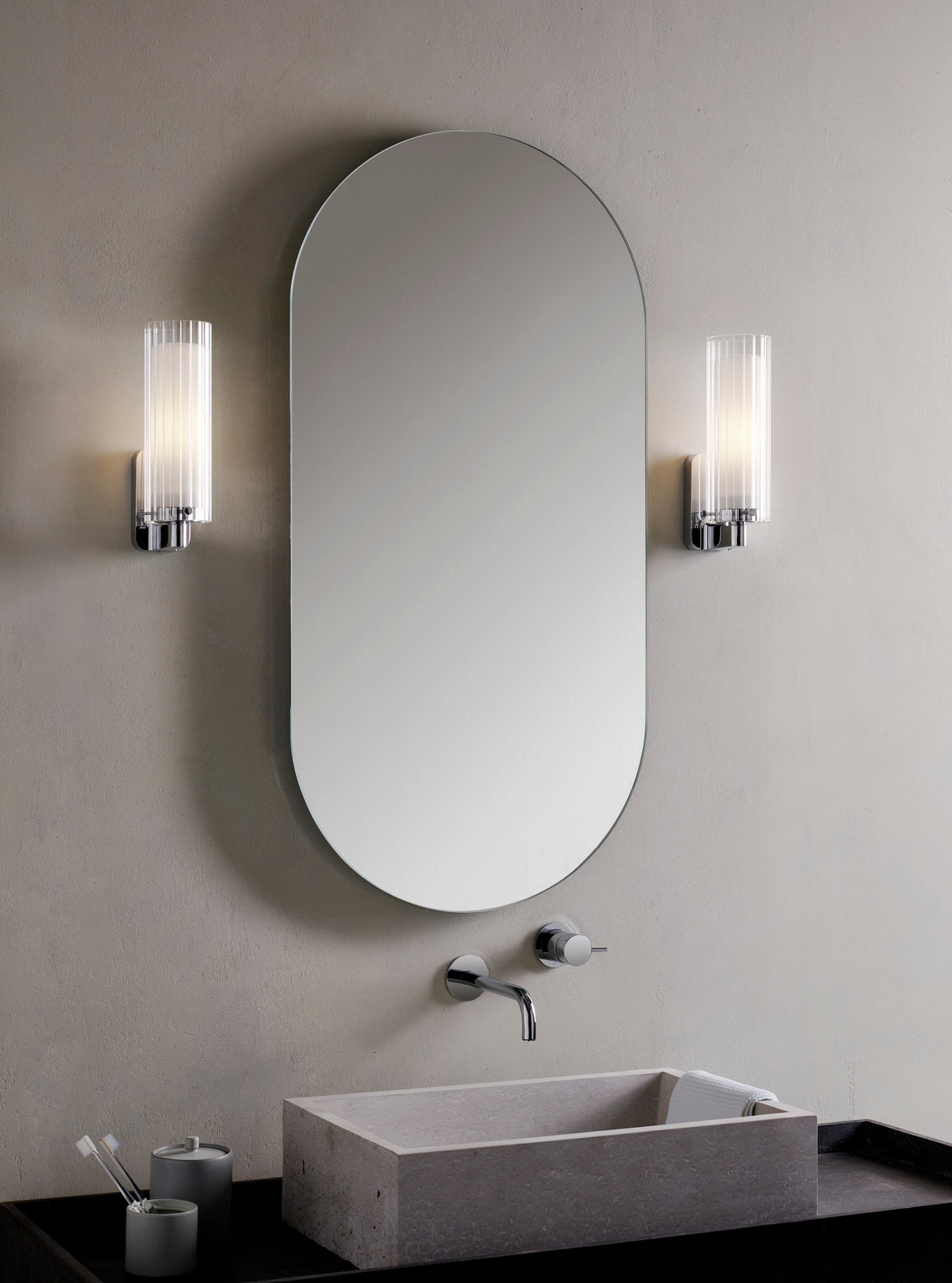 Astro Ottavino Wall Polished Chrome Bathroom Wall Light