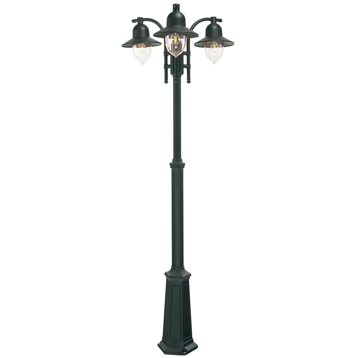 Norlys Como 3 Light Triple Head Post