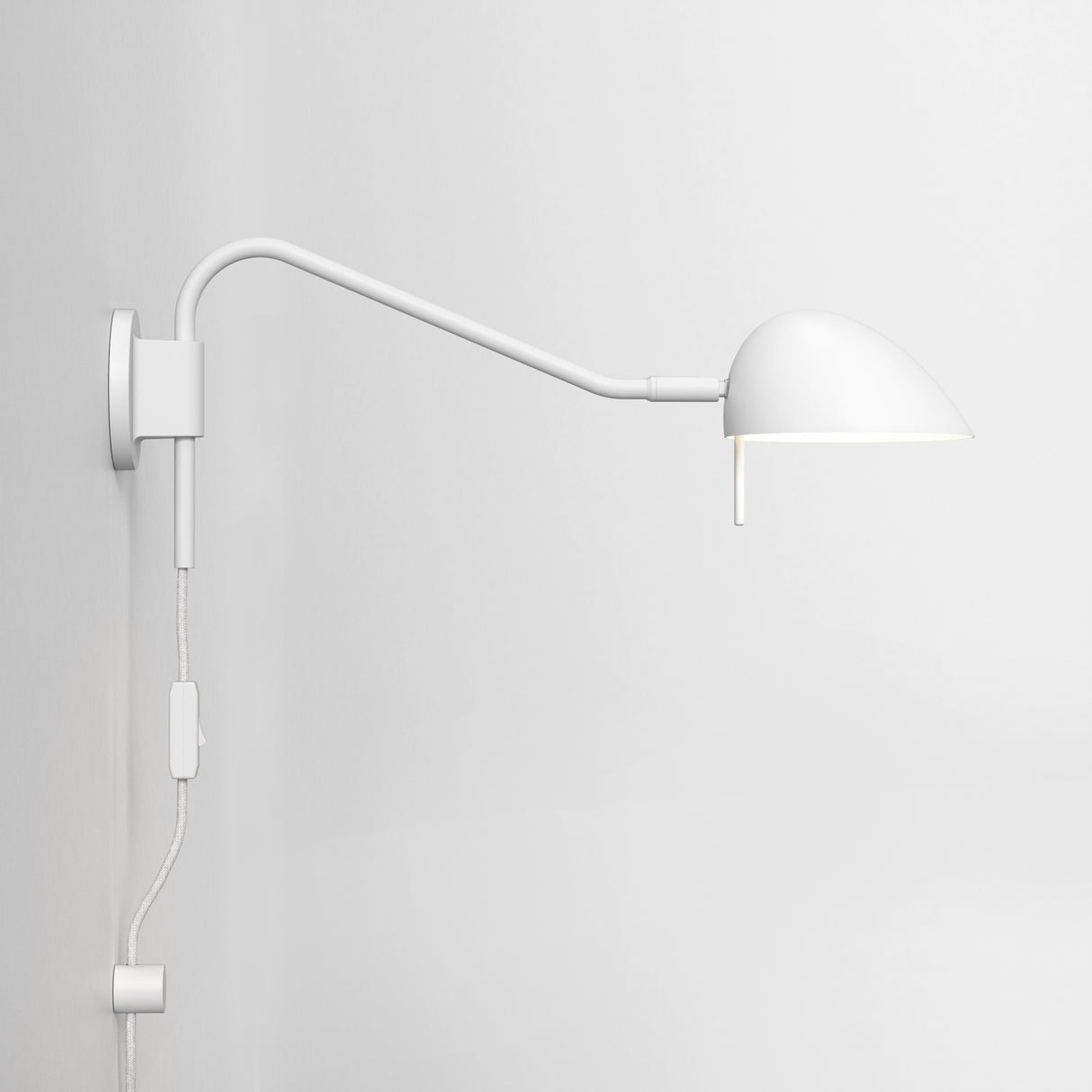 Astro Serge Plug-In Matt White Interior Reading Light