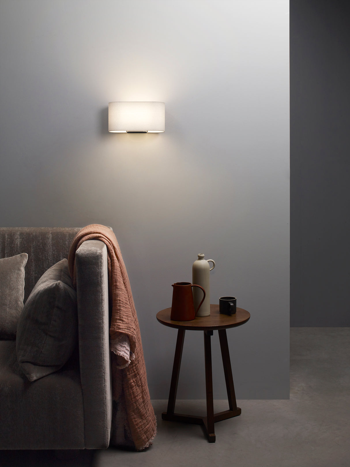 Astro Venn Wall Matt Nickel Interior Wall Light Base