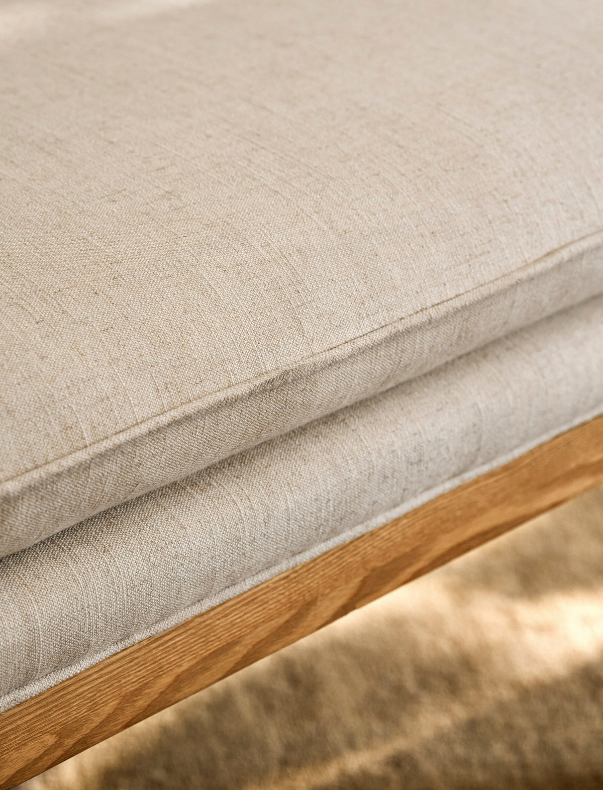Garden Trading Farmoor Footstool Ash Wood