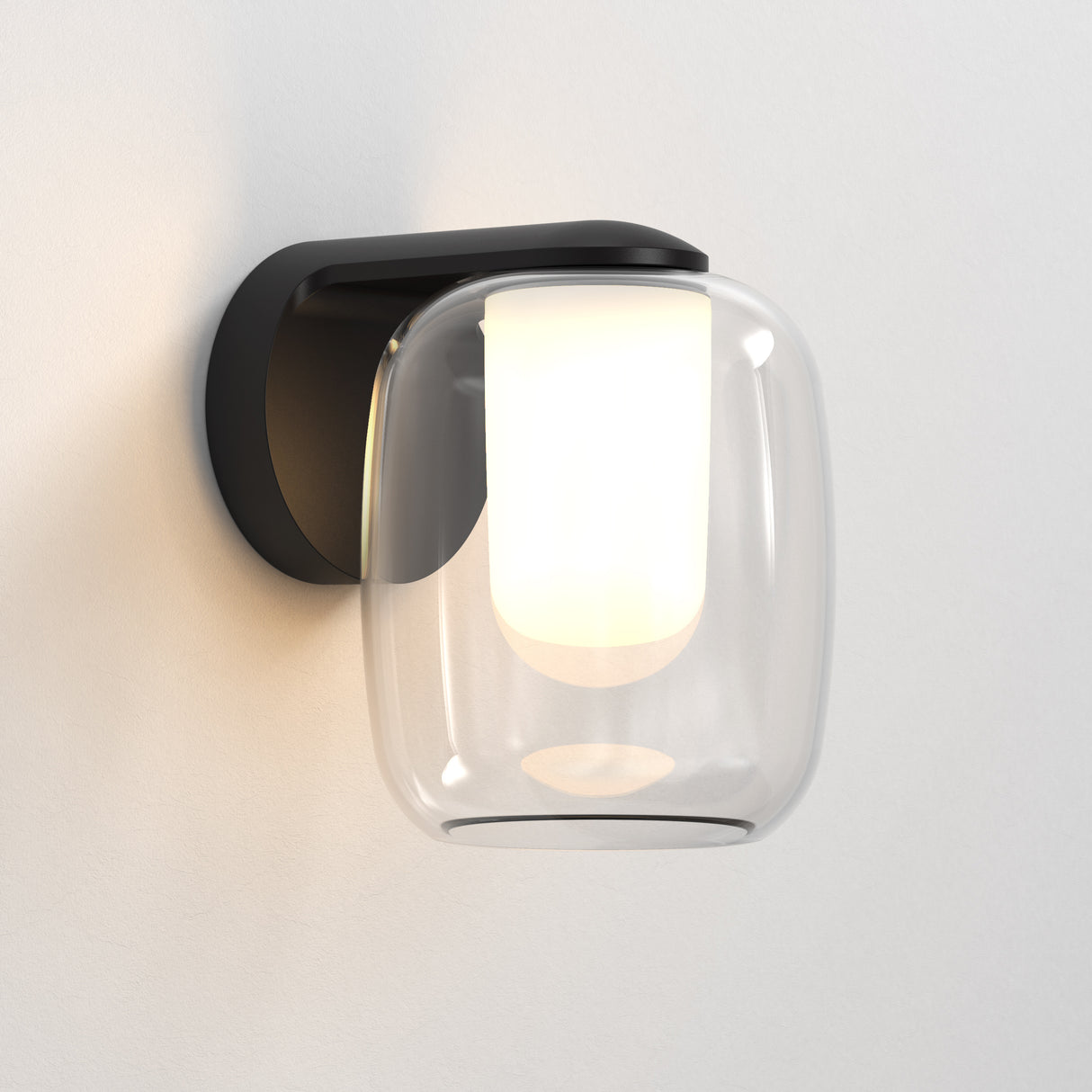 Astro Aquina Wall Matt Black Bathroom Wall Light