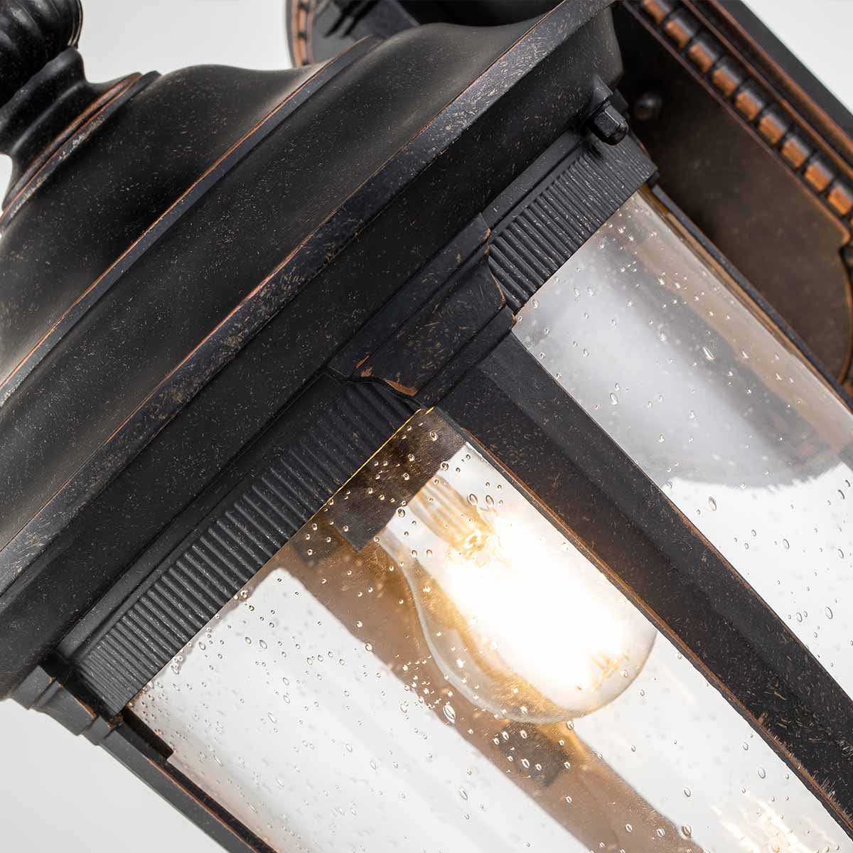 Elstead Cleveland 1 Light Medium Down Wall Lantern