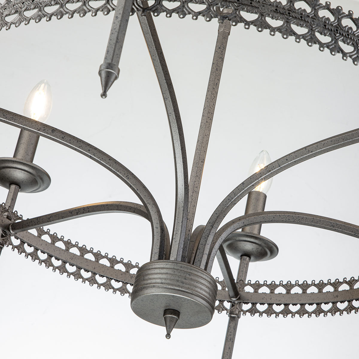Elstead Crown 6 Light Chandelier