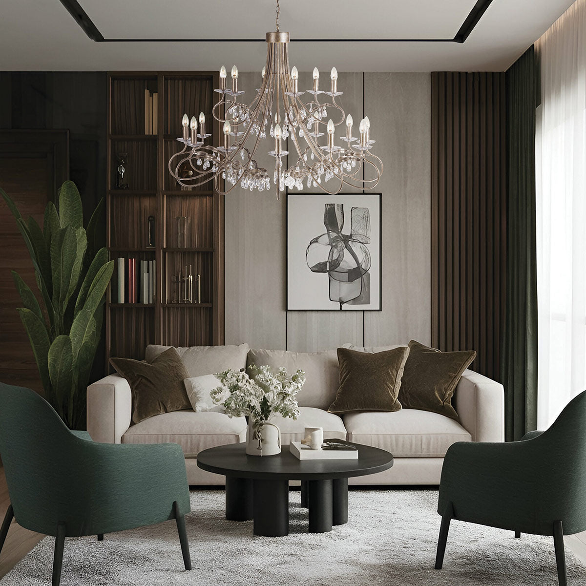 Elstead Christina 18 Light Chandelier