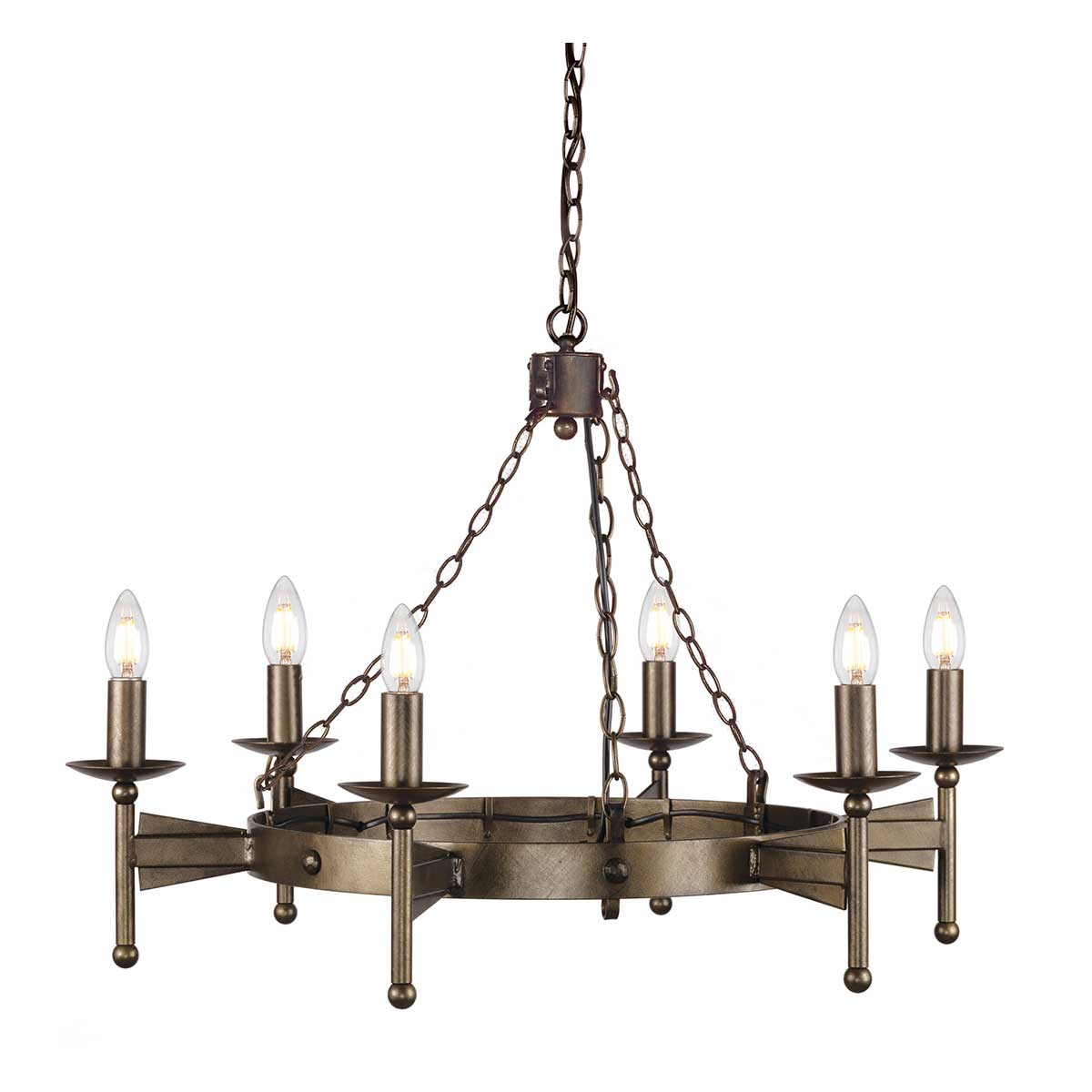 Elstead Cromwell 6 Light Chandelier