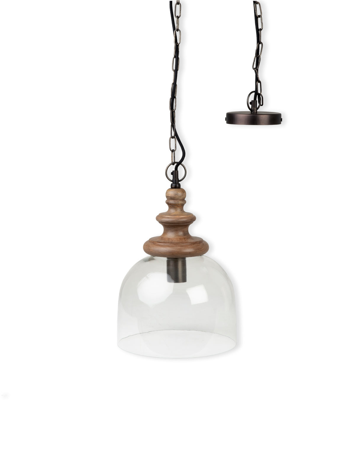 Garden Trading Hardwick Pendant Light - Mango Wood, Natural