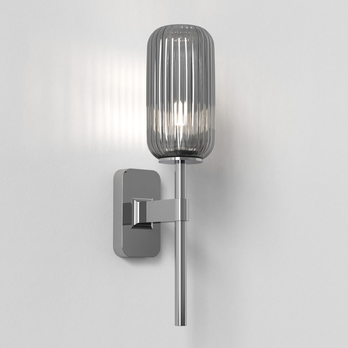 Astro Tacoma Single Polished Chrome Bathroom Wall Light