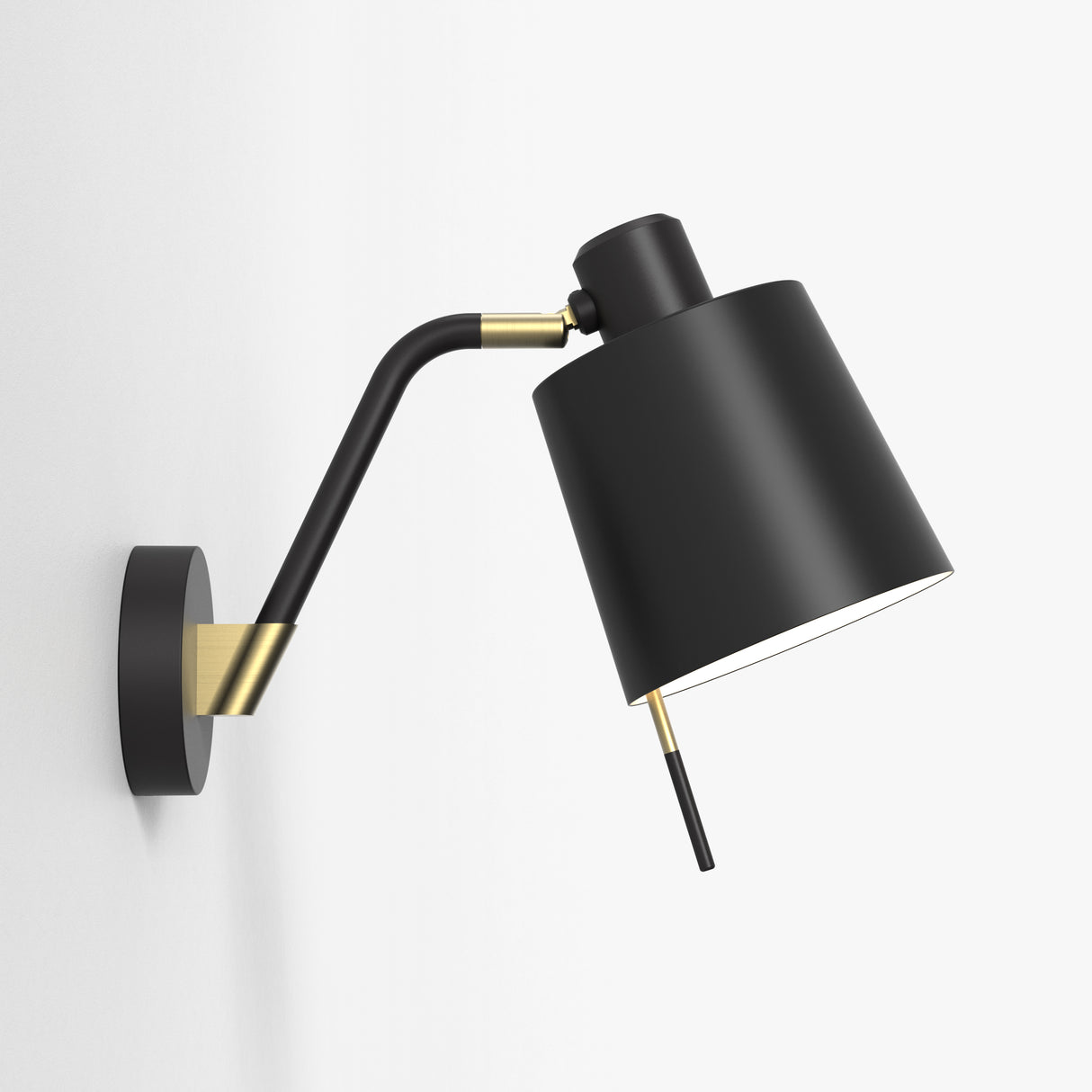 Astro Edward Wall Base Matt Black Interior Wall Light