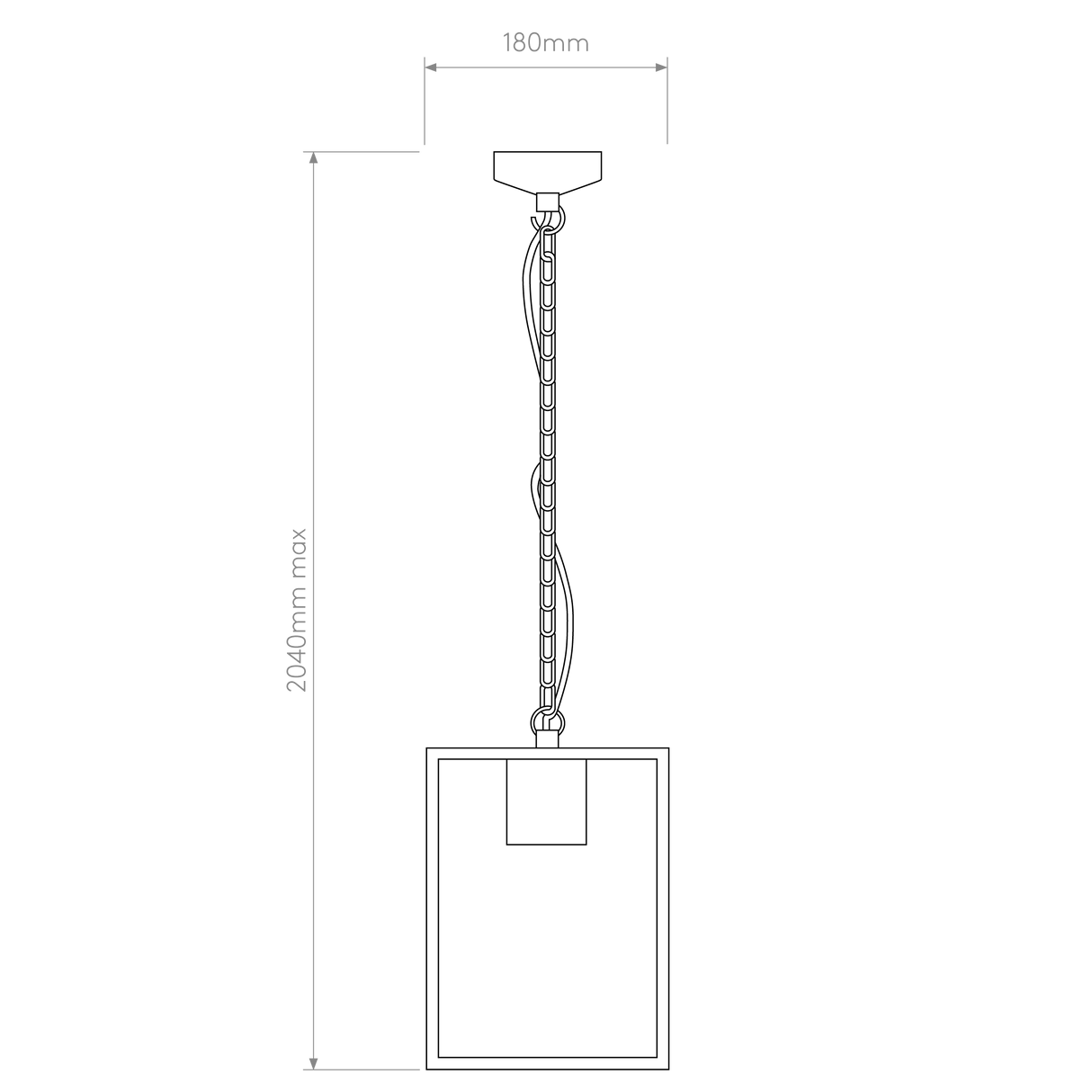 Astro Homefield Pendant 240 Natural Brass Outdoor Pendant Light