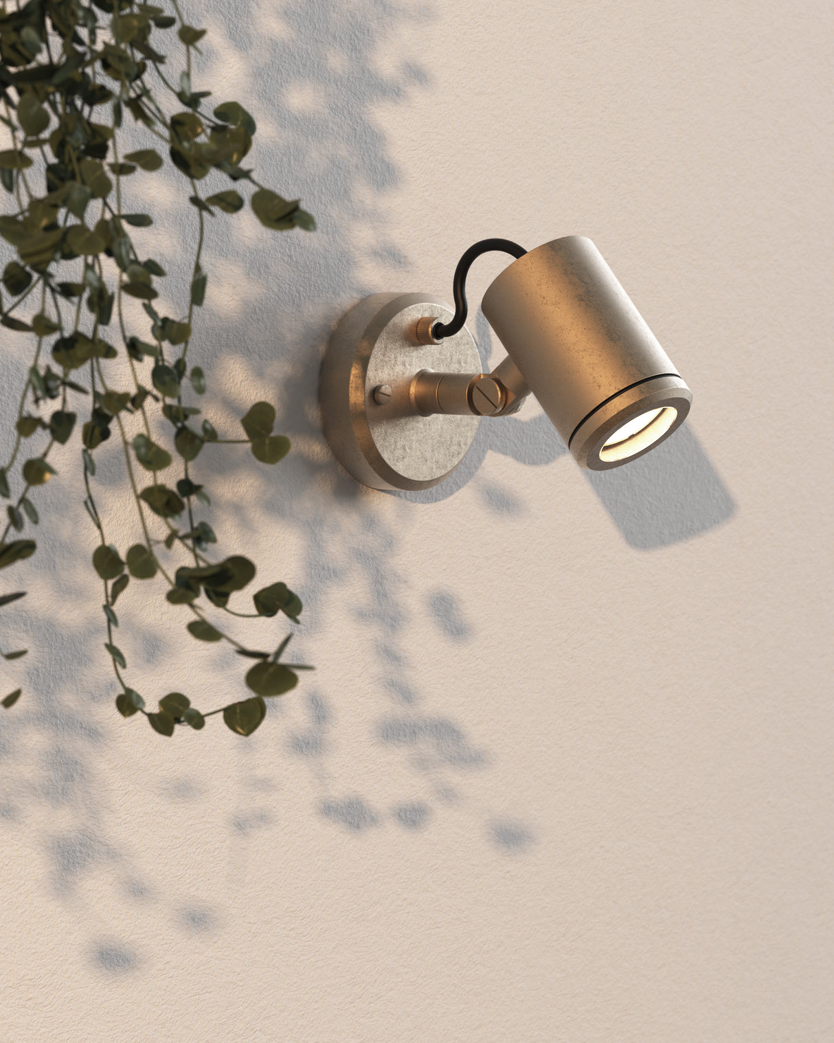 Astro Jura Single Spot Solid Brass Outdoor Spotlight