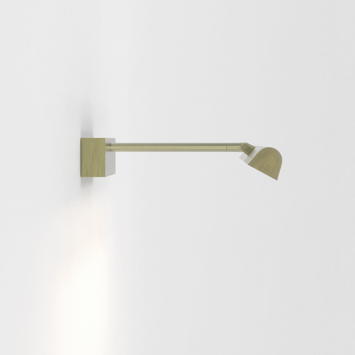 Astro Renoir 520 Matt Brushed Brass Interior Picture Light
