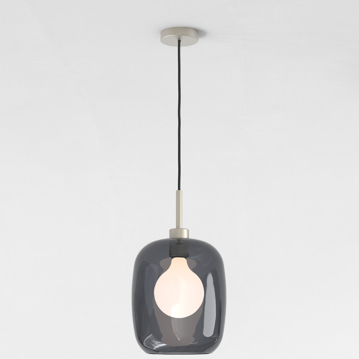 Astro Curve Glass 285 Dark Smoke Lampshade Shade