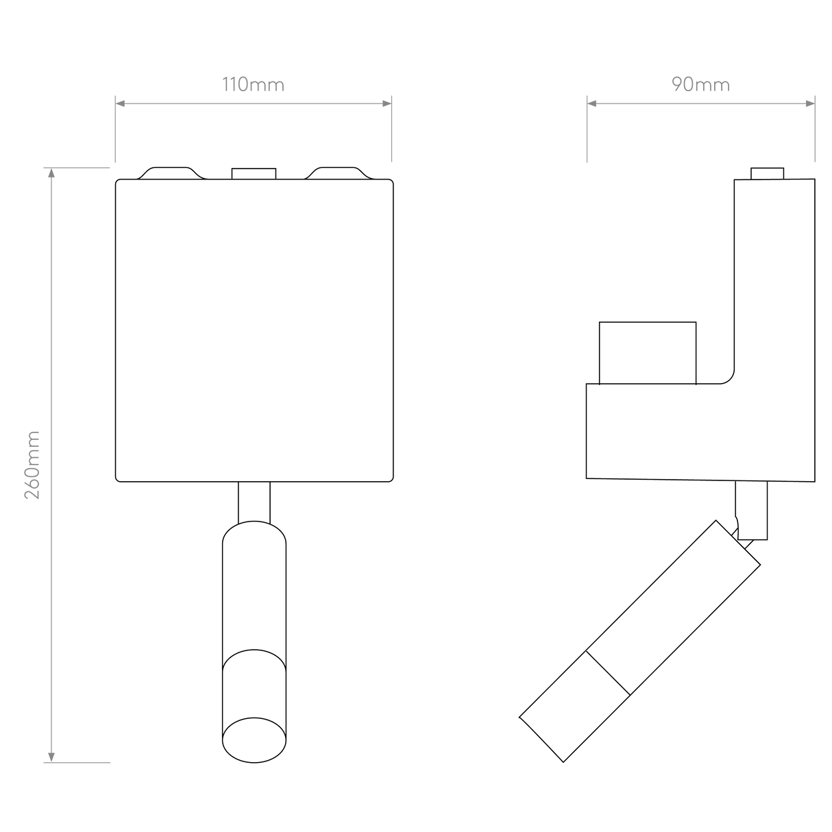 Astro Venn Reader Matt Nickel Interior Combination Reader Base