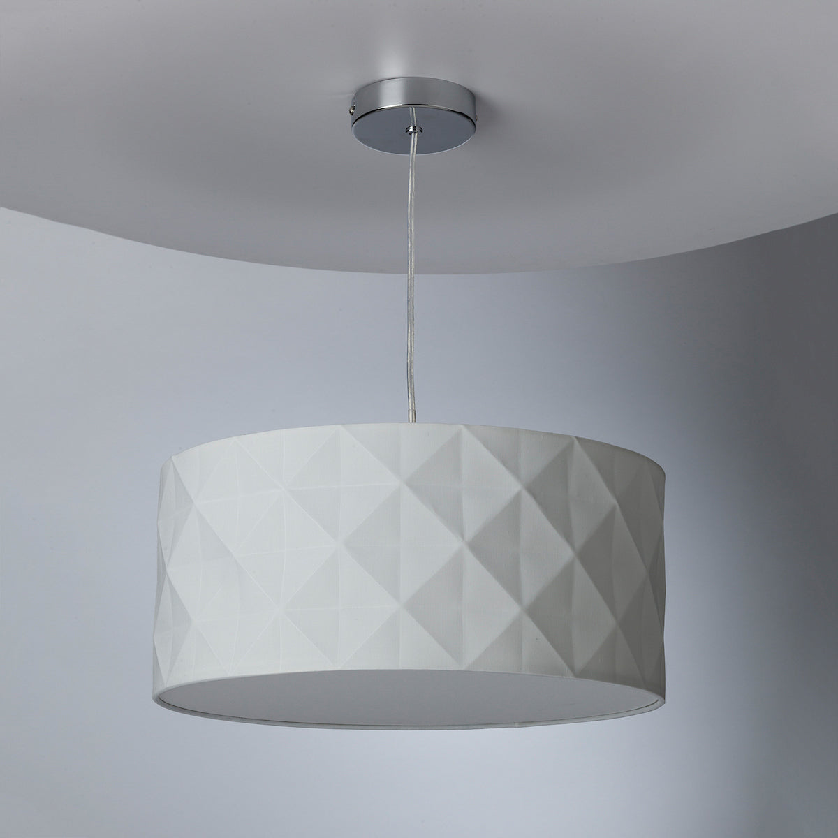 Dar Aisha Shade Pendant Grey or White – from Amos Lighting + Home
