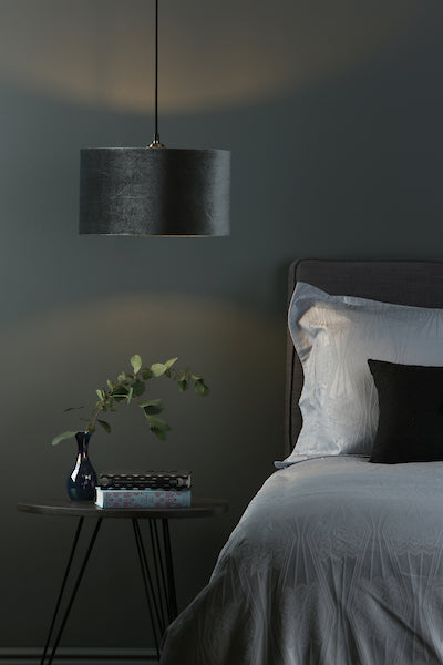 Dar Akavia Easy Fit Pendant Grey – from Amos Lighting + Home