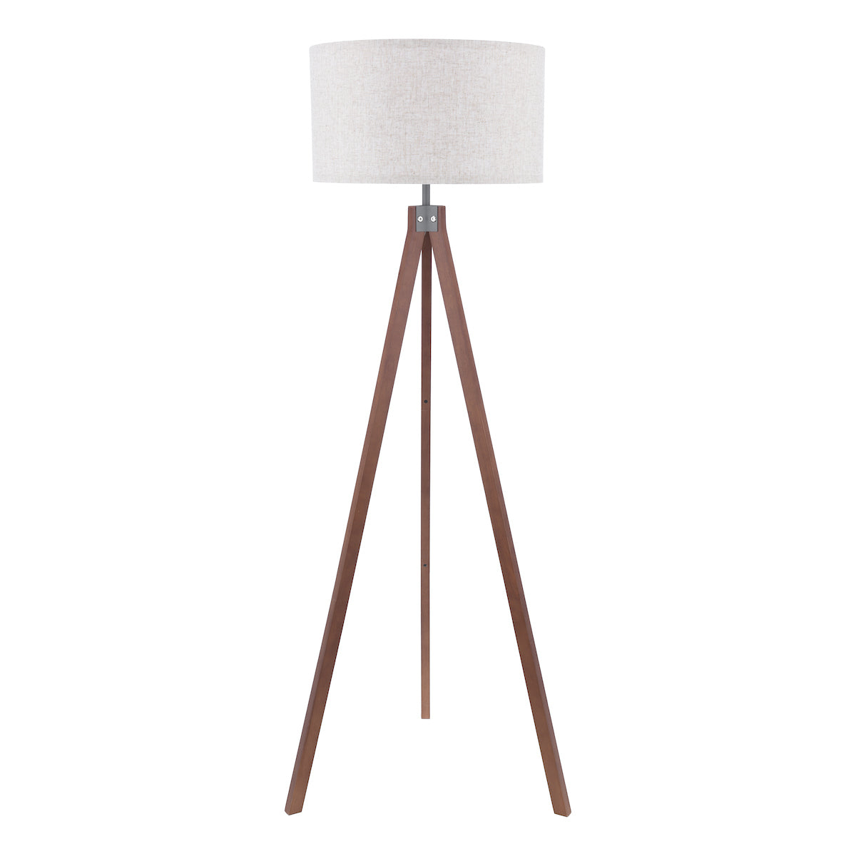 Dar Armitage Tripod Floor Lamp Dark Wood With Shade – from Amos Lighting + Home