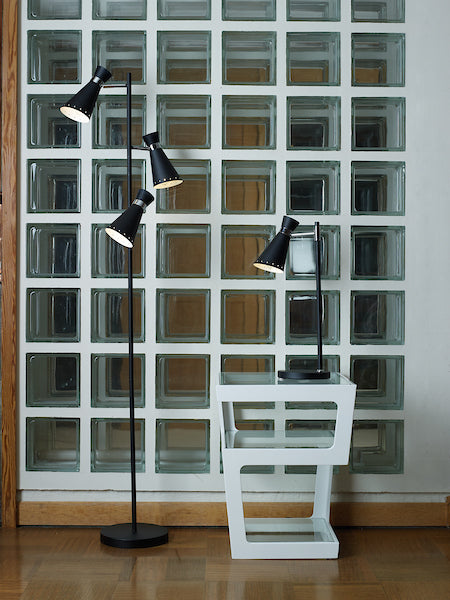 Dar Ashworth Table Lamp Black & Polished Chrome – from Amos Lighting + Home