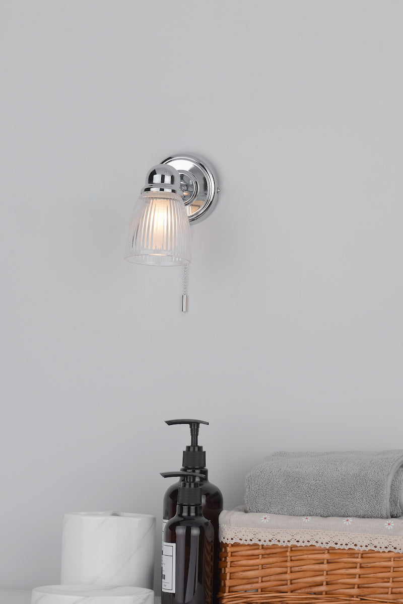 Dar Cedric Bathroom Spotlight Chrome IP44 – from Amos Lighting + Home