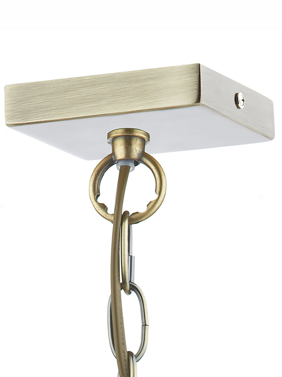 Dar Churchill Lantern Pendant Antique Brass – from Amos Lighting + Home