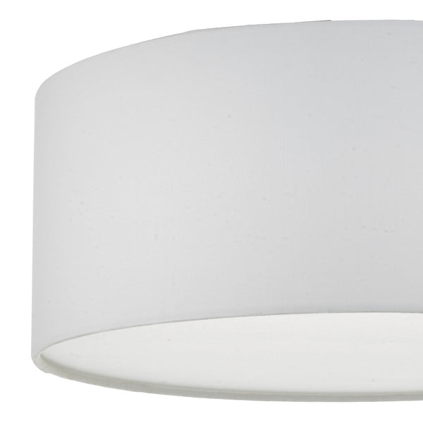 Dar Cierro 3 Light Flush Ivory 40cm – from Amos Lighting + Home