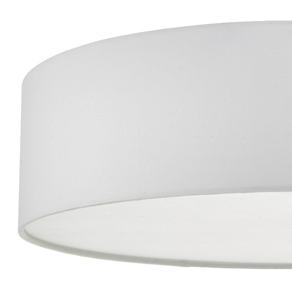 Dar Cierro 4 Light Flush Ivory 60cm – from Amos Lighting + Home
