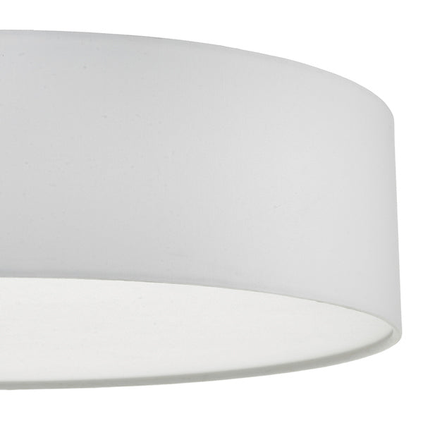 Dar Cierro 4 Light Flush Ivory 60cm – from Amos Lighting + Home