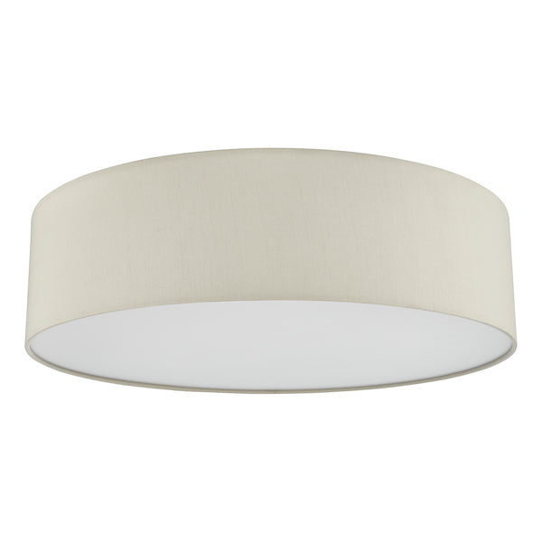 Dar Cierro 4 Light Flush Taupe 60cm – from Amos Lighting + Home