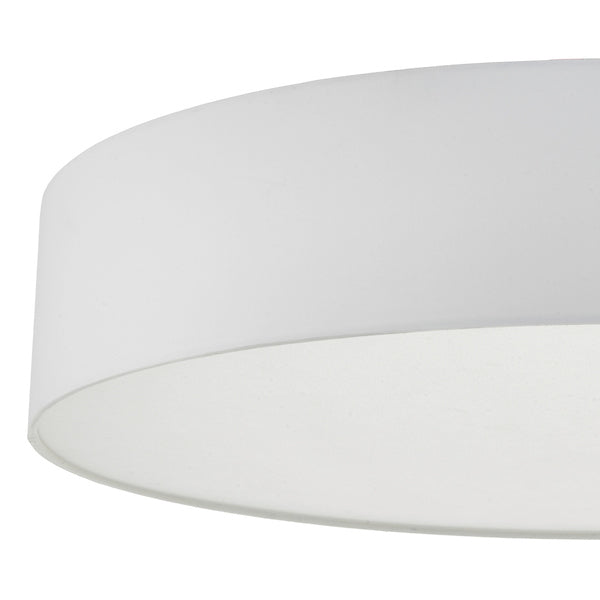 Dar Cierro 6 Light Flush Ivory 80cm – from Amos Lighting + Home