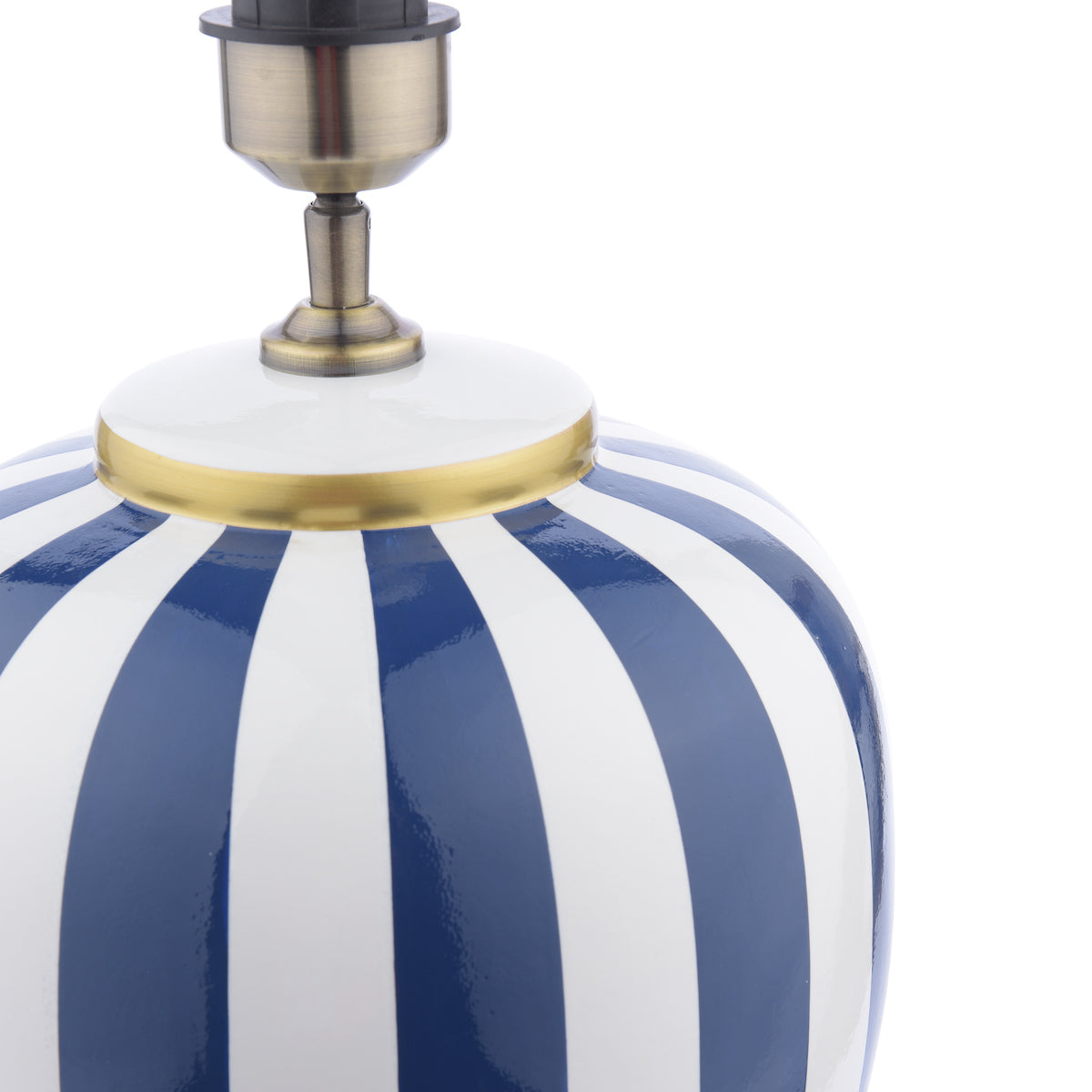 Dar Circus Ceramic Table Lamp Blue & White Base Only – from Amos Lighting + Home