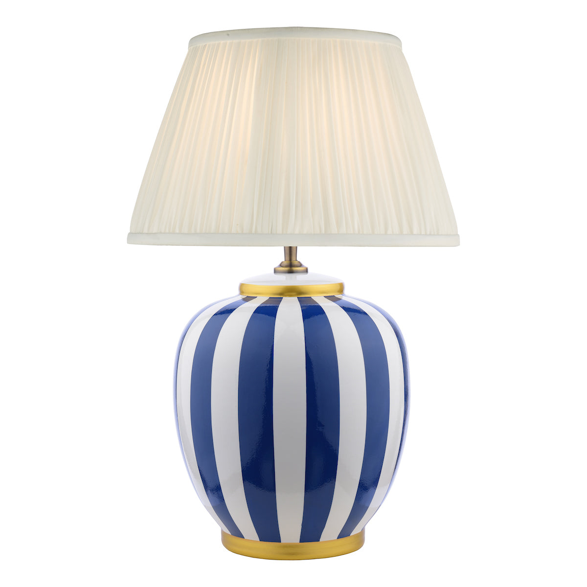 Dar Circus Ceramic Table Lamp Blue & White Base Only – from Amos Lighting + Home