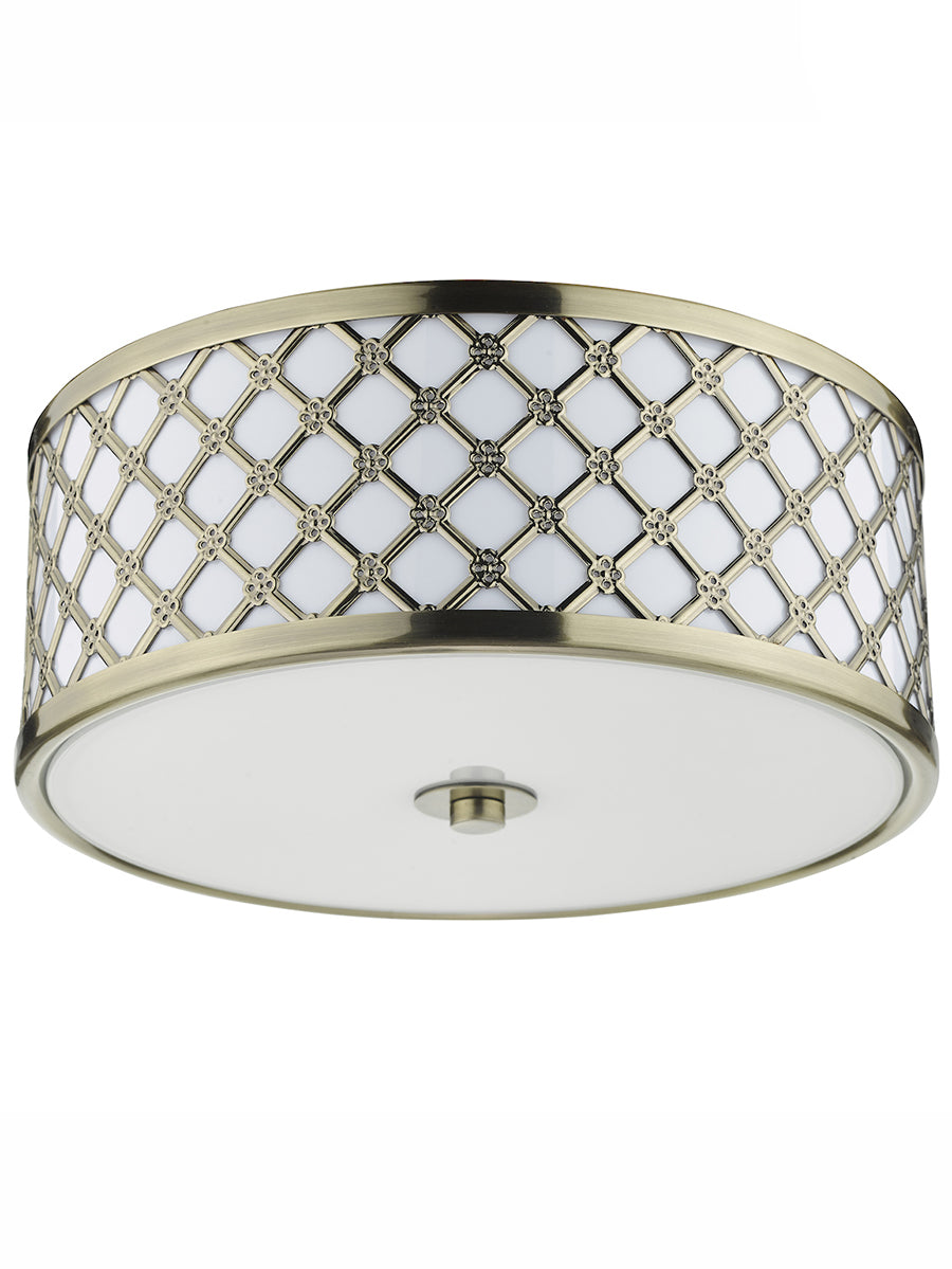Dar Civic Small Flush Ceiling Light – from Amos Lighting + Home