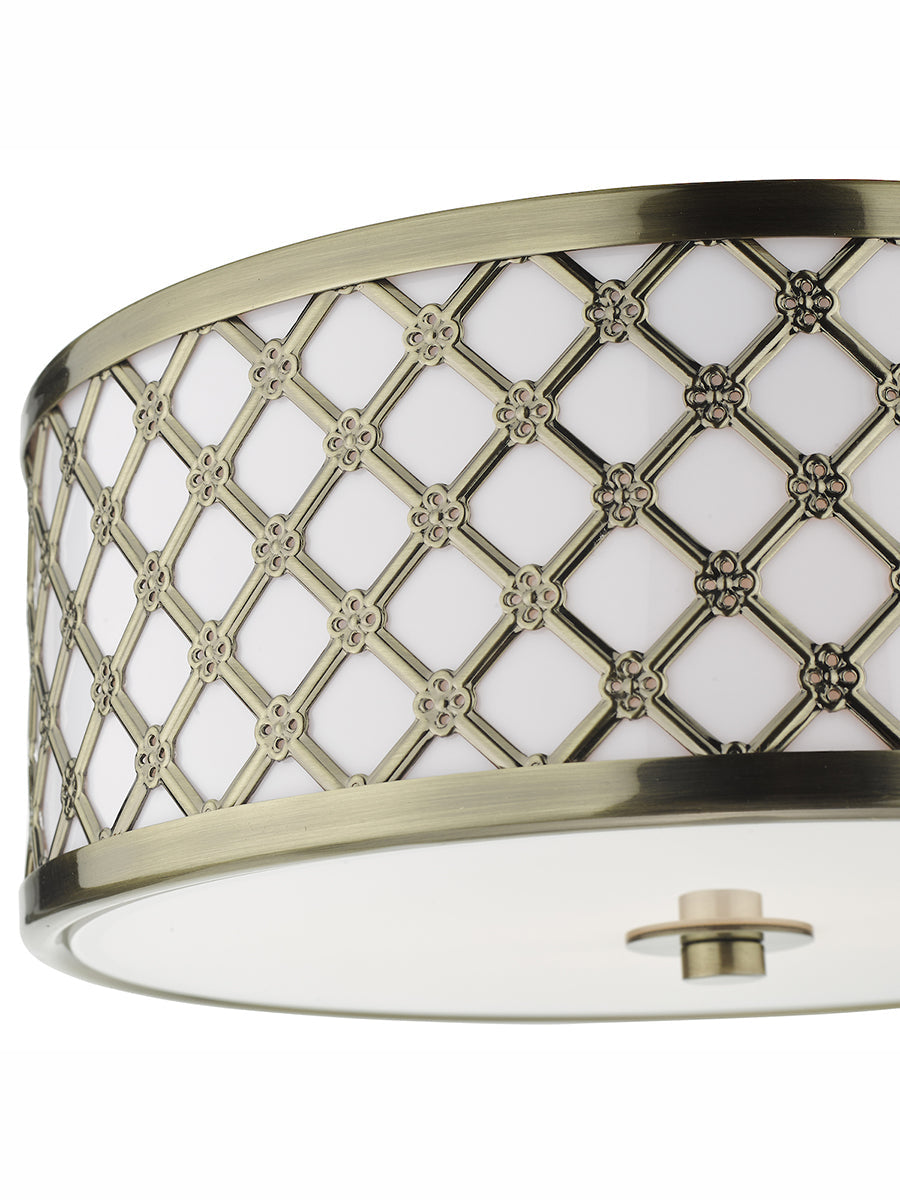 Dar Civic Small Flush Ceiling Light – from Amos Lighting + Home