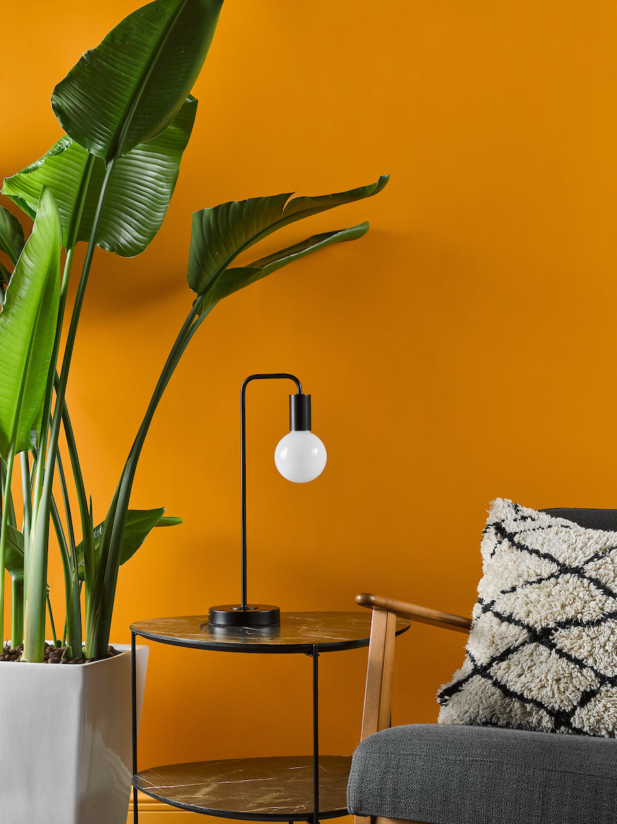 Dar Dena Table Lamp Matt Black – from Amos Lighting + Home