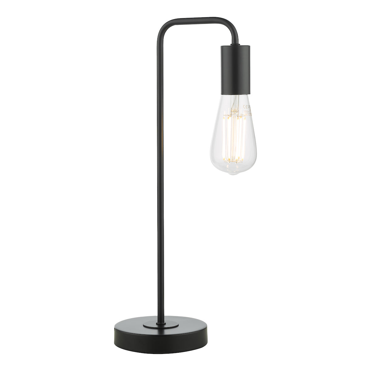 Dar Dena Table Lamp Matt Black – from Amos Lighting + Home