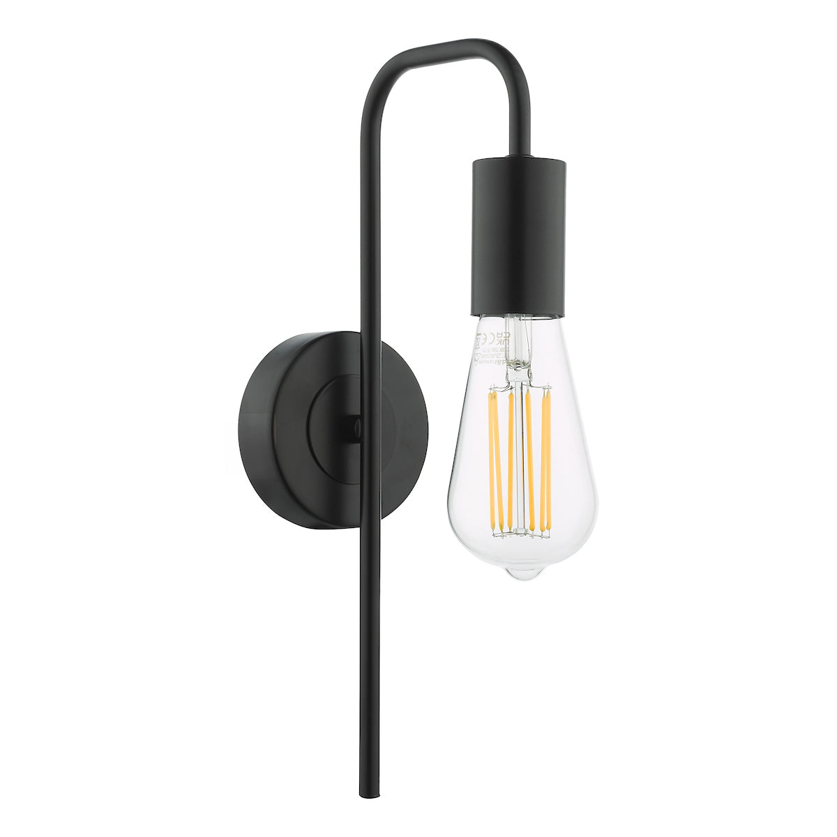 Dar Dena Wall Light Matt Black – from Amos Lighting + Home