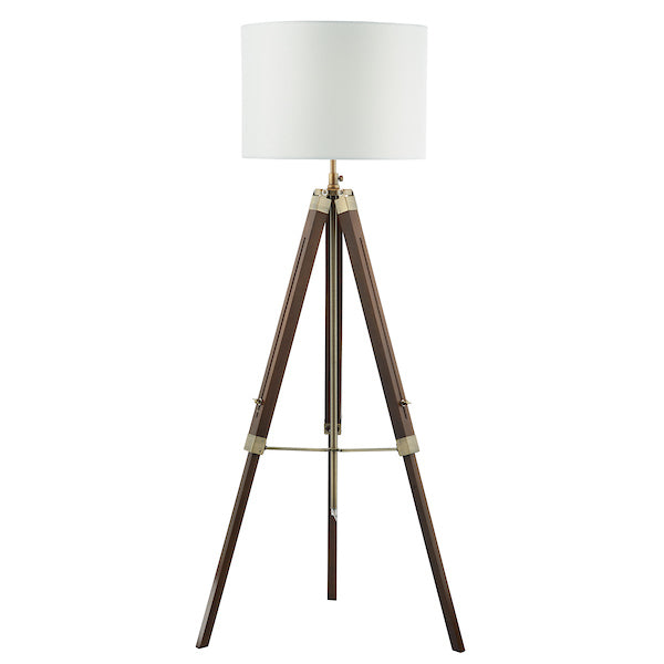 Dar Easel Tripod Floor Lamp Base Dark Wood – from Amos Lighting + Home