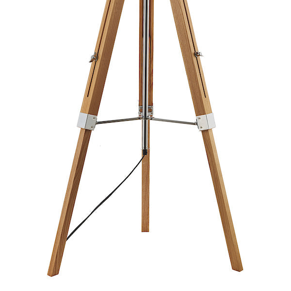 Dar Easel Tripod Floor Lamp Base Light Wood – from Amos Lighting + Home
