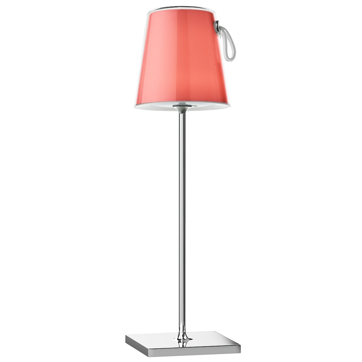 Dar Egor Table Lamp Polished Chrome and Colour Changing LED – from Amos Lighting + Home