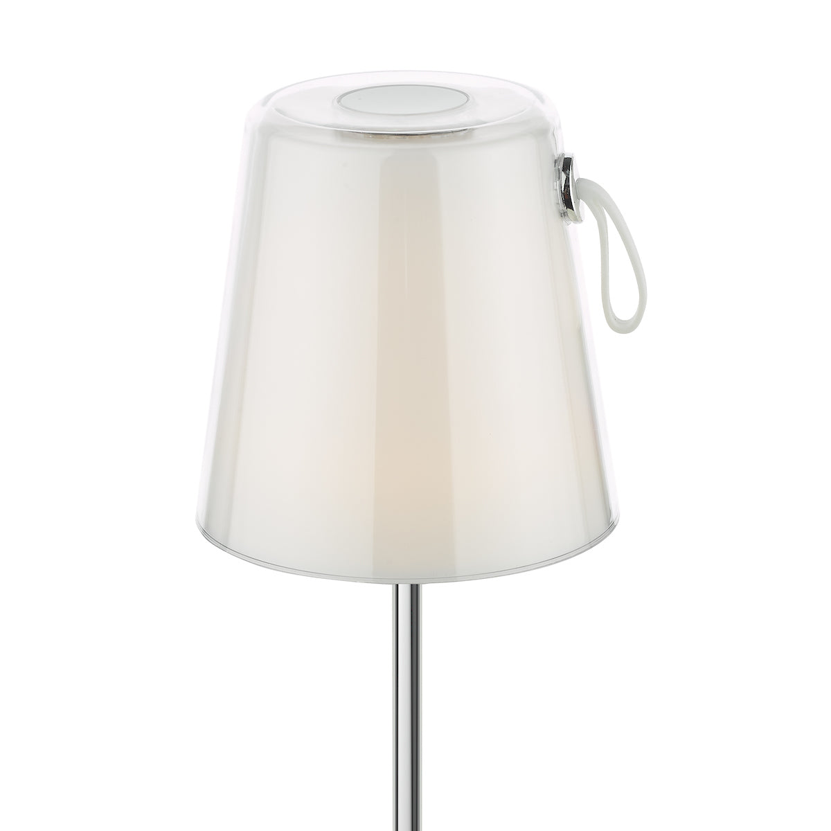 Dar Egor Table Lamp Polished Chrome and Colour Changing LED – from Amos Lighting + Home