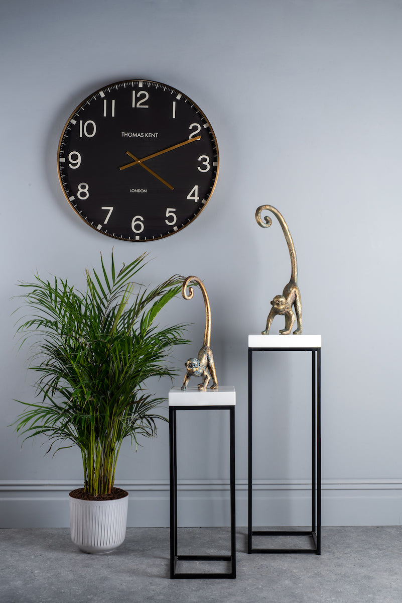 Dar Fabio Nest of 2 White Gloss Top Plant Stands – from Amos Lighting + Home